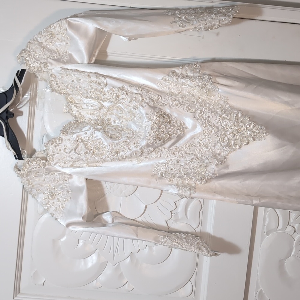 Ted Lapidus white wedding gown